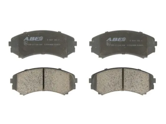 Kit de plaquettes de frein, frein à disque ABE C15040ABE