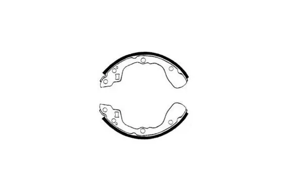 Jeu de mâchoires de frein E.T.F. 09-0497