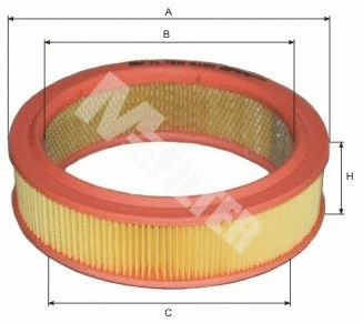 Filtre à air MFILTER A 101