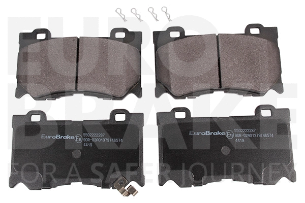 Kit de plaquettes de frein, frein à disque EUROBRAKE 5502222287