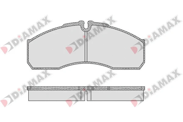 Kit de plaquettes de frein, frein à disque DIAMAX N09328