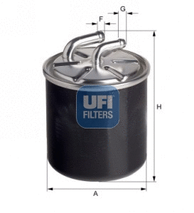 Filtre à carburant UFI 24.126.00