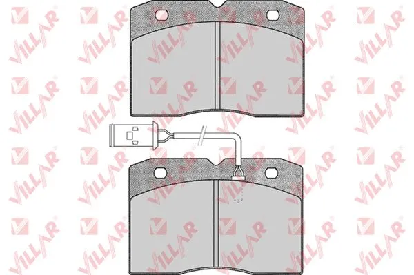 Kit de plaquettes de frein, frein à disque VILLAR 626.0425