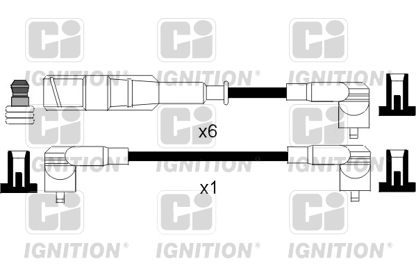Kit de câbles d'allumage QUINTON HAZELL XC838
