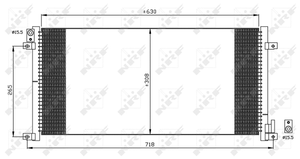 Condenseur, climatisation NRF 35491