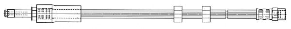 Flexible de frein CEF 512284
