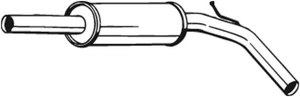Silencieux central KLOKKERHOLM 233-541