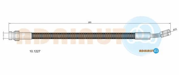 Flexible de frein ADRIAUTO 10.1227