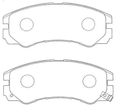 Kit de plaquettes de frein, frein à disque AISIN ASN-139