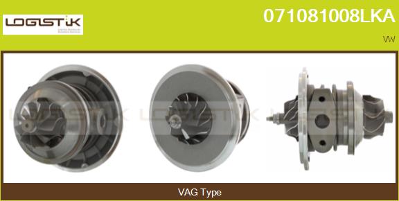 Groupe carter, turbocompresseur LGK 071081008LKA