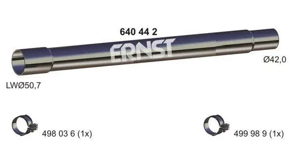 Tuyau d'échappement ERNST 640442