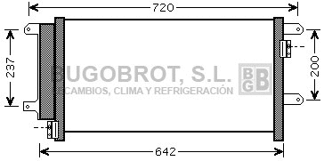 Condenseur, climatisation BUGOBROT 62-IV5089
