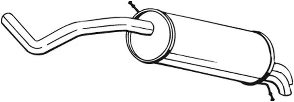 Silencieux arrière BOSAL 278-107