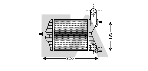 Refroidisseur d'air de suralimentation EACLIMA 36A25021
