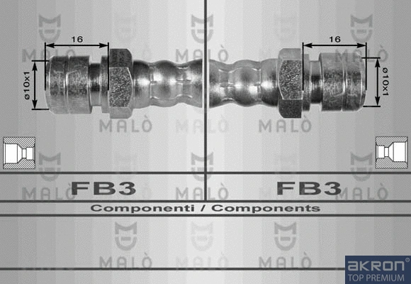 Flexible de frein AKRON-MALÒ 8241