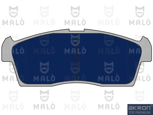 Kit de plaquettes de frein, frein à disque AKRON-MALÒ 1051158