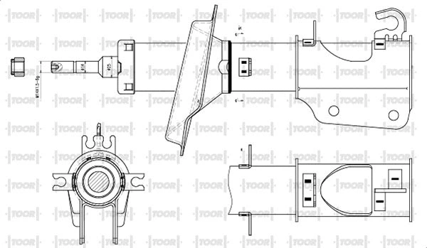 Amortisseur TOOR SG14480