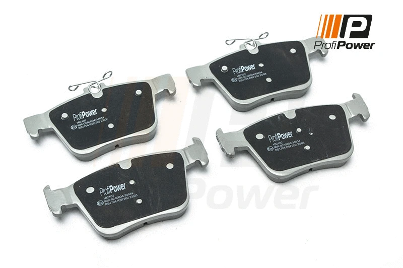Kit de plaquettes de frein, frein à disque ProfiPower 1B2102