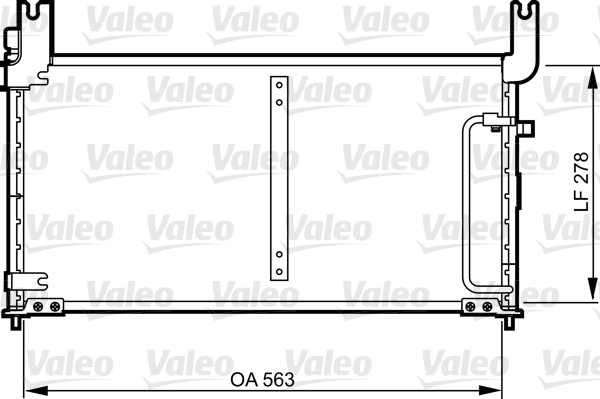 Condenseur, climatisation VALEO 814305