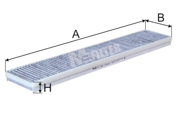 Filtre, air de l'habitacle MFILTER K 924C