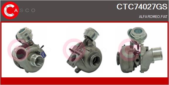 Turbocompresseur, suralimentation CASCO CTC74027GS