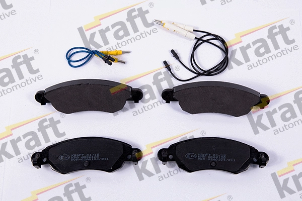 Kit de plaquettes de frein, frein à disque KRAFT AUTOMOTIVE 6006128