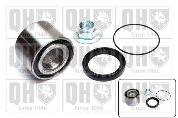 Kit de roulements de roue QUINTON HAZELL QWB704