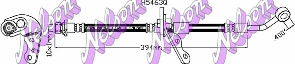 Flexible de frein KAWE H5463Q