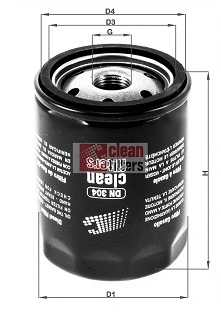 Filtre à carburant CLEAN FILTERS DN 304