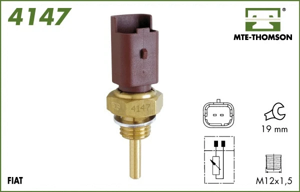 Sonde, température du liquide de refroidissement MTE-THOMSON 4147