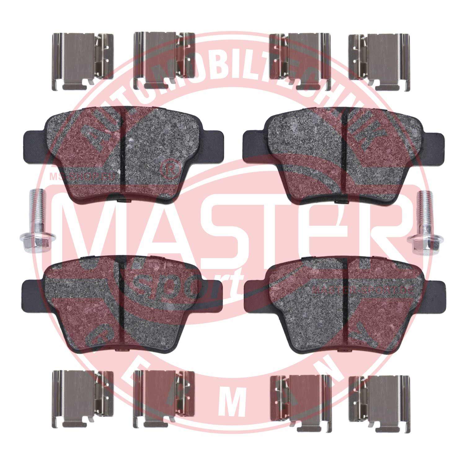 Kit de plaquettes de frein, frein à disque MASTER-SPORT GERMANY 13046038132N-SET-MS
