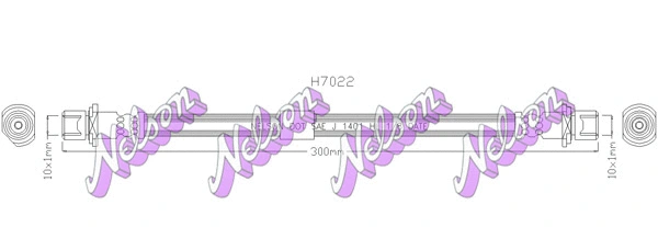 Flexible de frein KAWE H7022