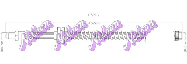 Flexible de frein KAWE H5216