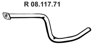 Tuyau d'échappement EBERSPÄCHER 08.117.71
