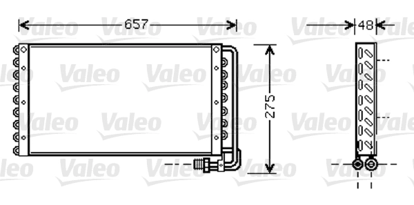 Condenseur, climatisation VALEO 818043