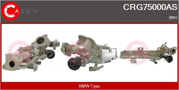 Radiateur, réaspiration des gaz d'échappement CASCO CRG75000AS