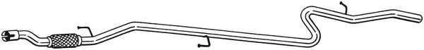 Tuyau d'échappement BOSAL 950-007