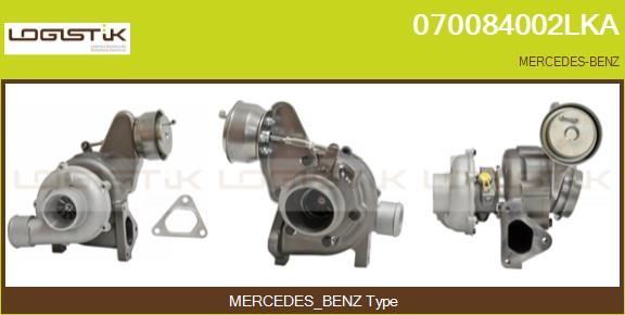 Turbocompresseur, suralimentation LGK 070084002LKA