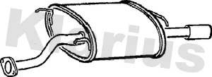 Silencieux arrière KLARIUS 230662