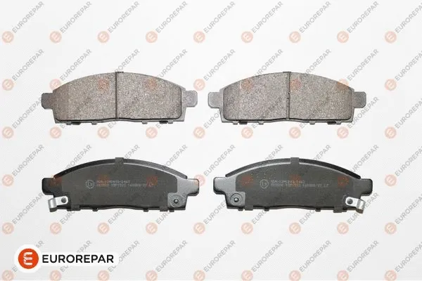 Kit de plaquettes de frein, frein à disque EUROREPAR 1639373780
