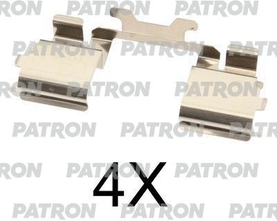 Kit d'accessoires, plaquette de frein à disque PATRON PSRK1058