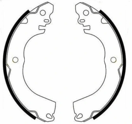 Jeu de mâchoires de frein E.T.F. 09-0737