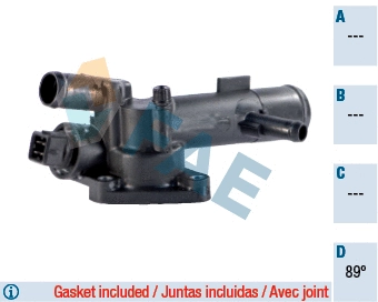 Thermostat, liquide de refroidissement FAE 5350589