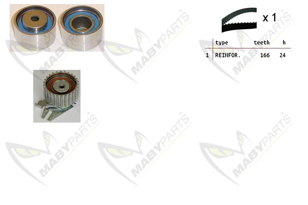 Kit de courroie crantée MABYPARTS OBK010419