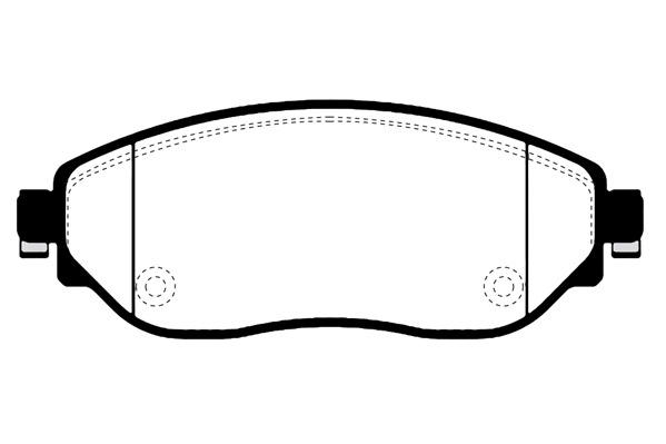 Kit de plaquettes de frein, frein à disque Technika 01858A