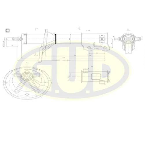 Amortisseur G.U.D. GSA333205