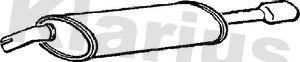 Silencieux arrière KLARIUS 220438