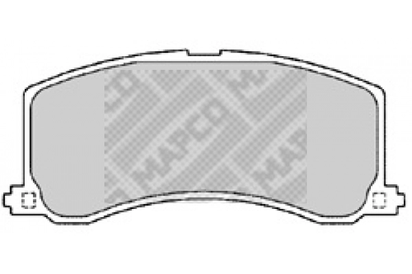 Kit de plaquettes de frein, frein à disque MAPCO 6567