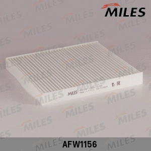 Filtre, air de l'habitacle MILES AFW1156
