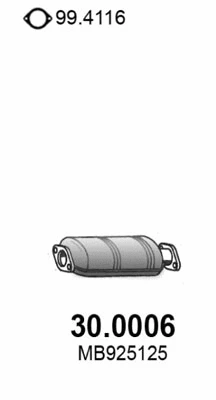 Catalyseur ASSO 30.0006